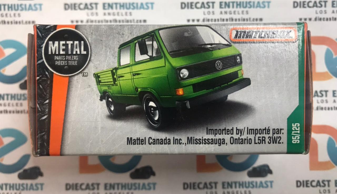 Matchbox Power Grabs Volkswagen Transporter Cab Green 1:64
