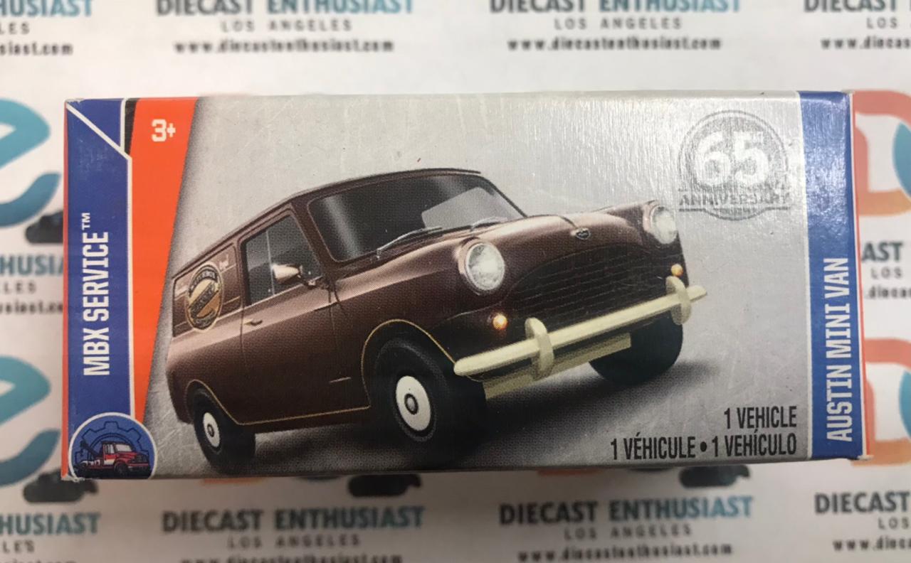 Matchbox Power Grabs Austin Mini Van Brown 1:64