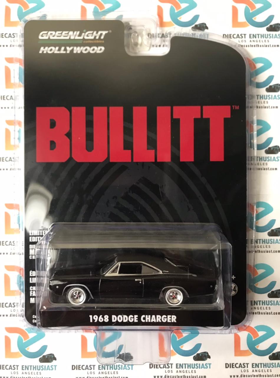 Greenlight Bullit 1968 Dodge Charger Black 1:64