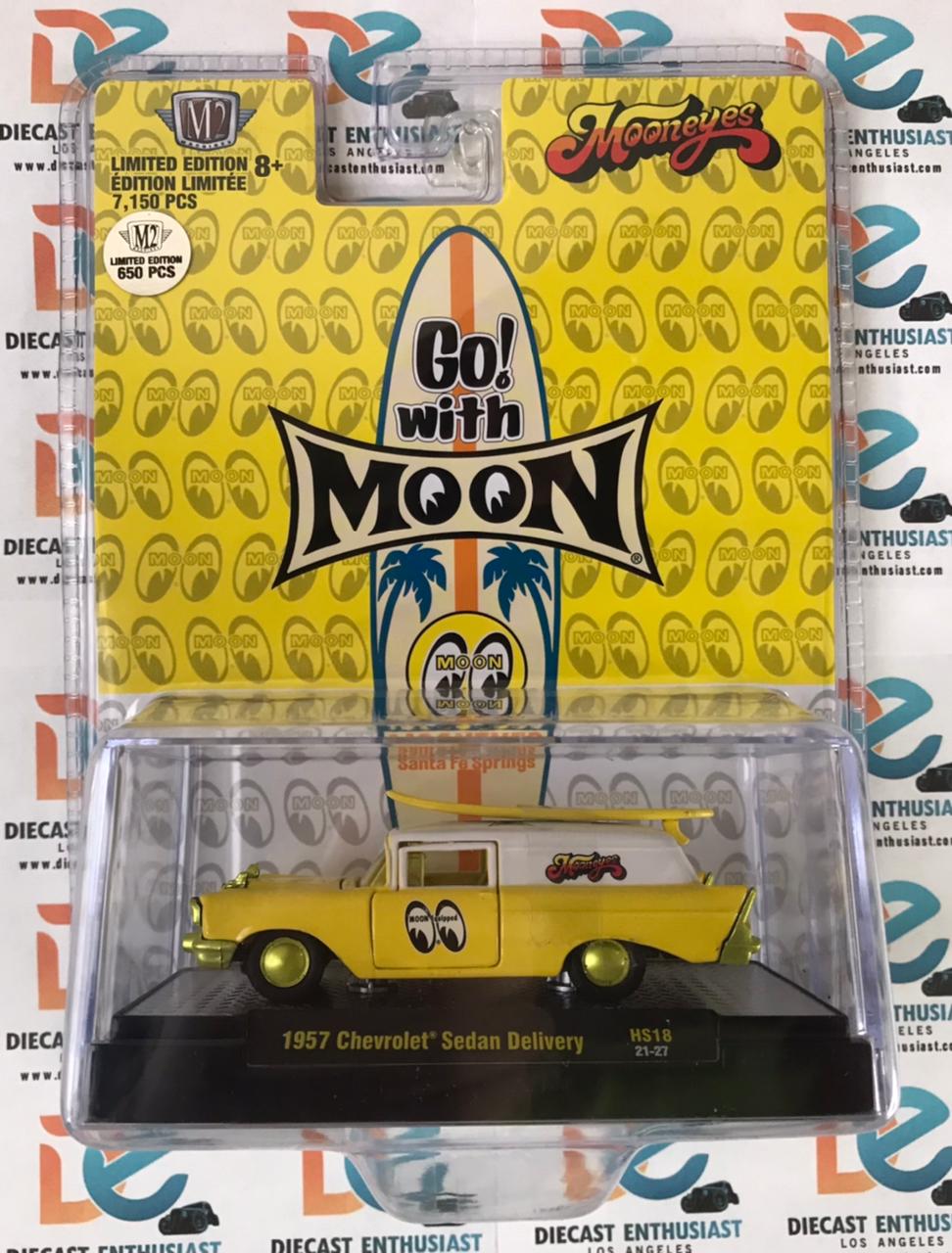 CHASE M2 Machines Mooneyes 1957 Chevy Sedan Delivery Surf 1:64