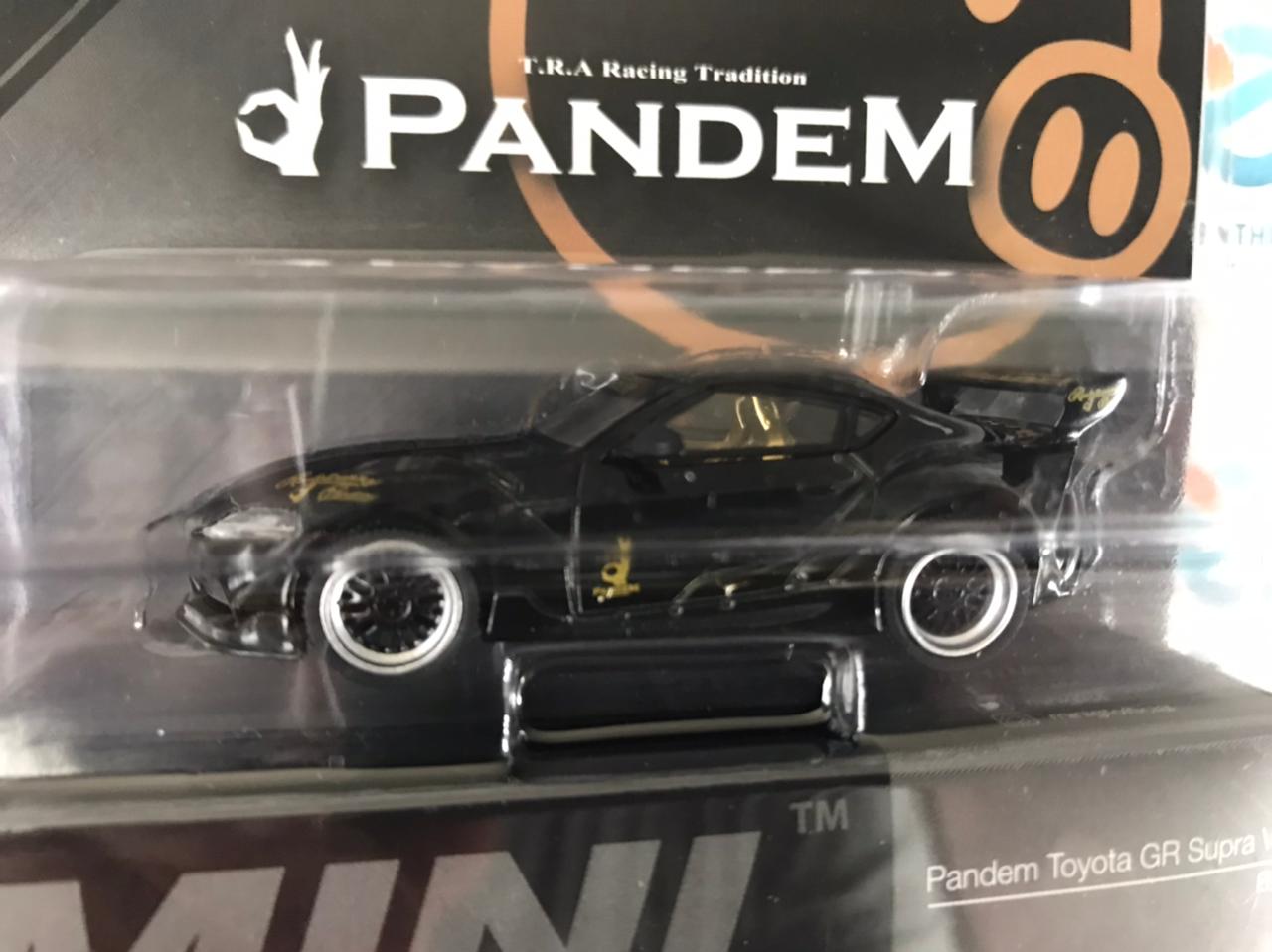 CHASE Mini GT Mijo Exclusive 219 Pandem Toyota GR Supra V1.0 Black 1:64