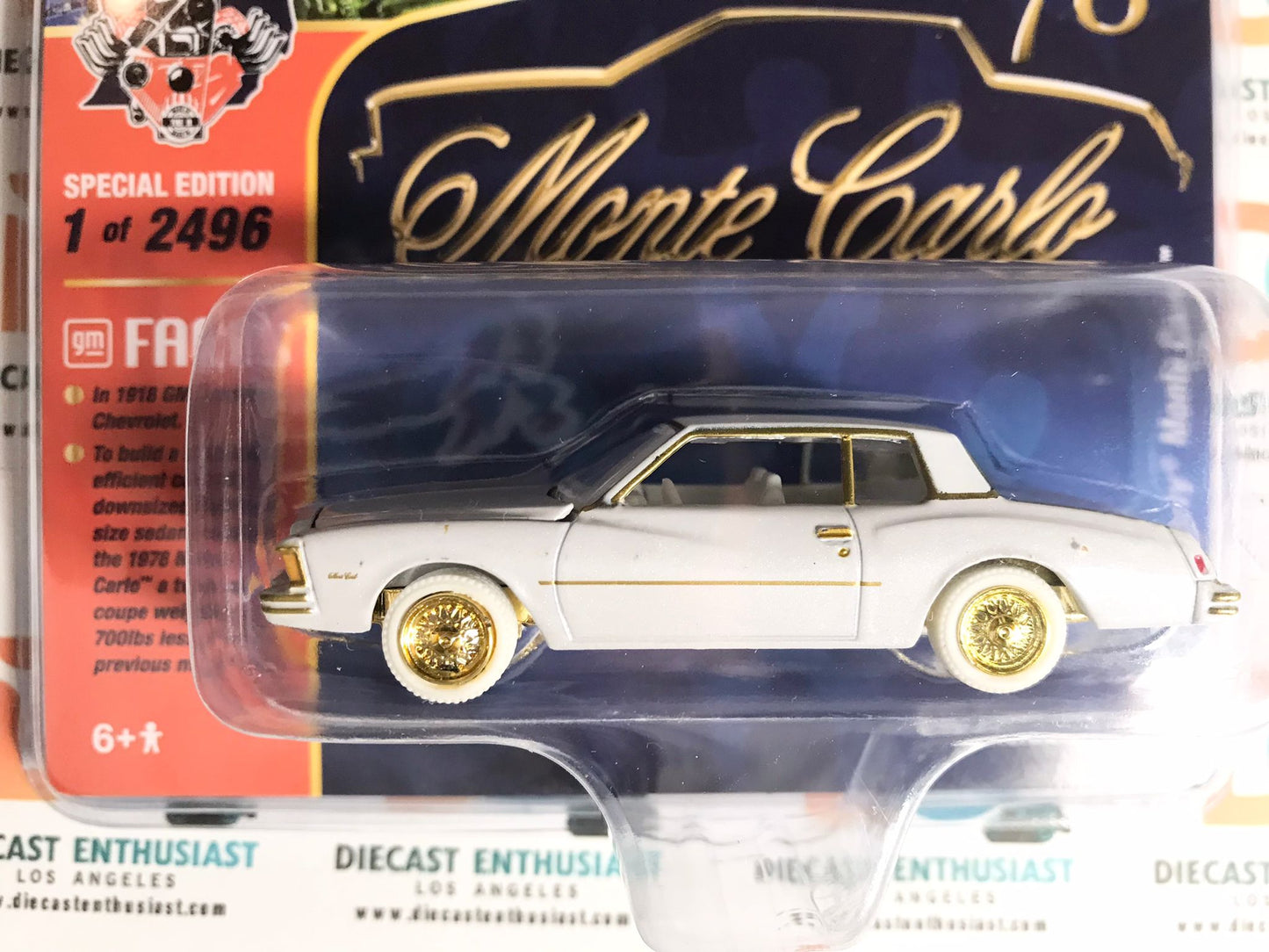 CHASE WHITE LIGHTNING Johnny Lightning CTC Exclusives 1978 Chevy Monte Carlo Black 1:64