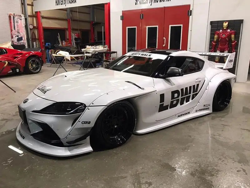 Mini GT Box Version 235 LB WORKS Toyota GR Supra White 1:64