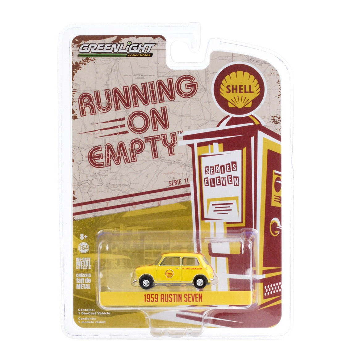 Greenlight Running On Empty 1959 Austin Seven Shell 1:64