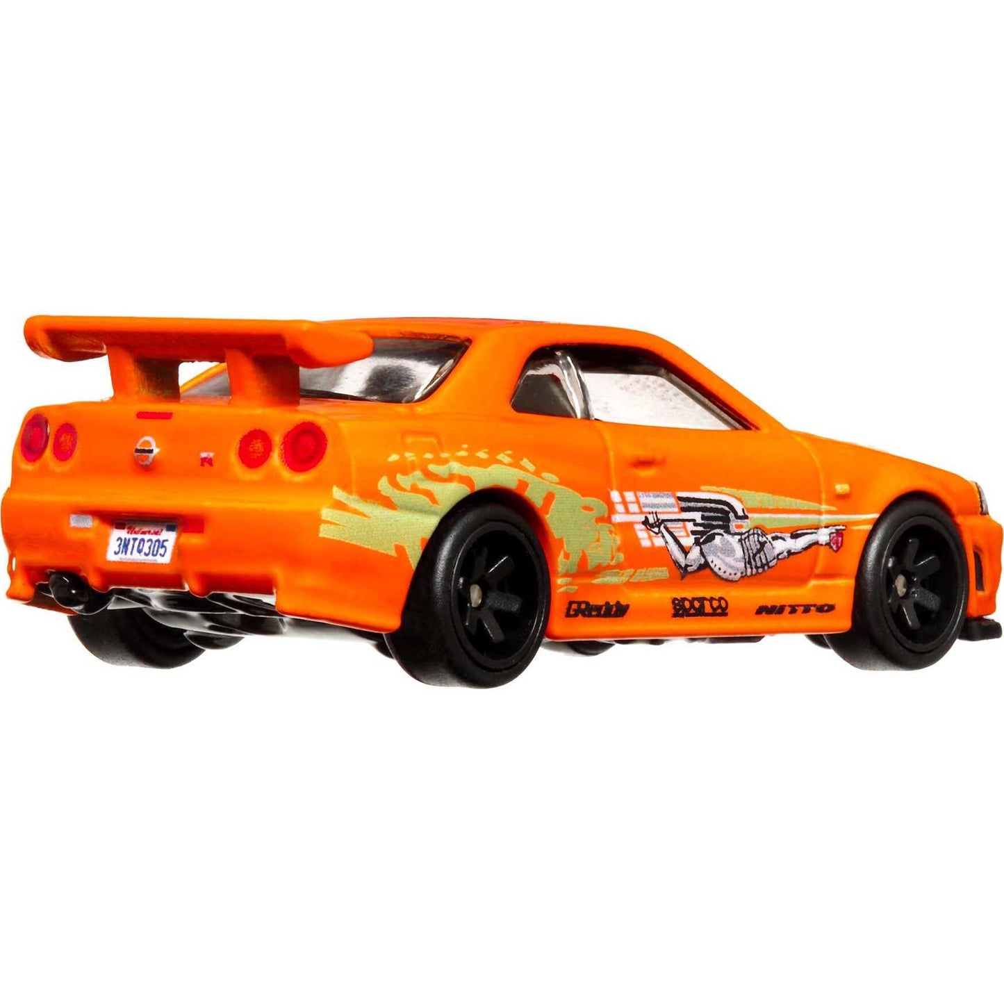 Hot Wheels Fast & Furious 2023 Nissan Skyline GTR BNR34 Orange 1:64