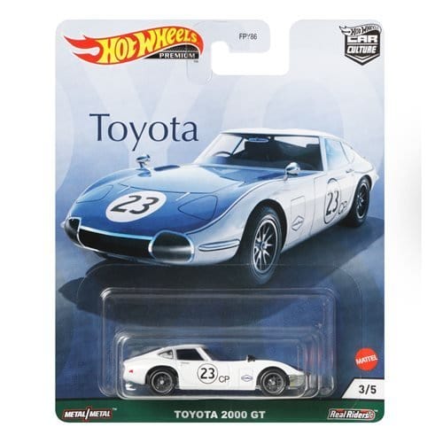 NEW LOOSE BAD CARD & BUBBLE Hot Wheels Toyota 2000 GT White 1:64