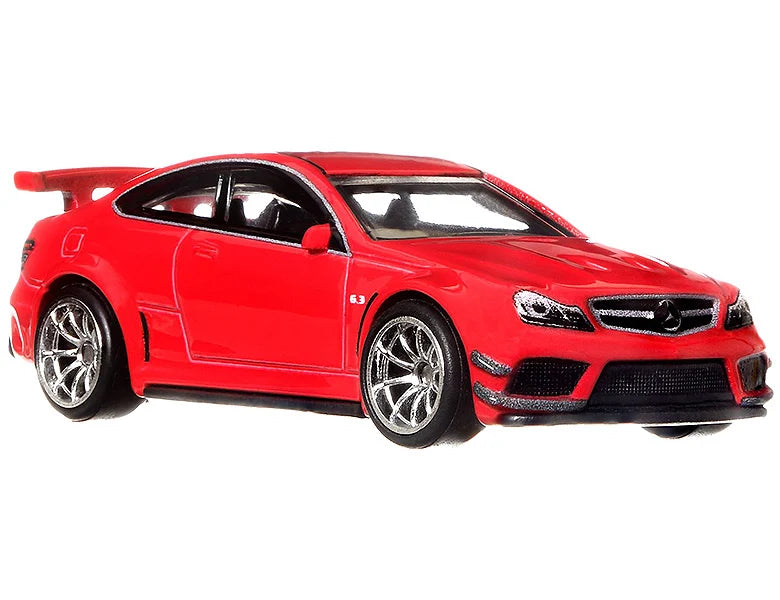 Hot Wheels Deutschland Design 12 Mercedes Benz C63 AMG Couple Black Series Red 1:64