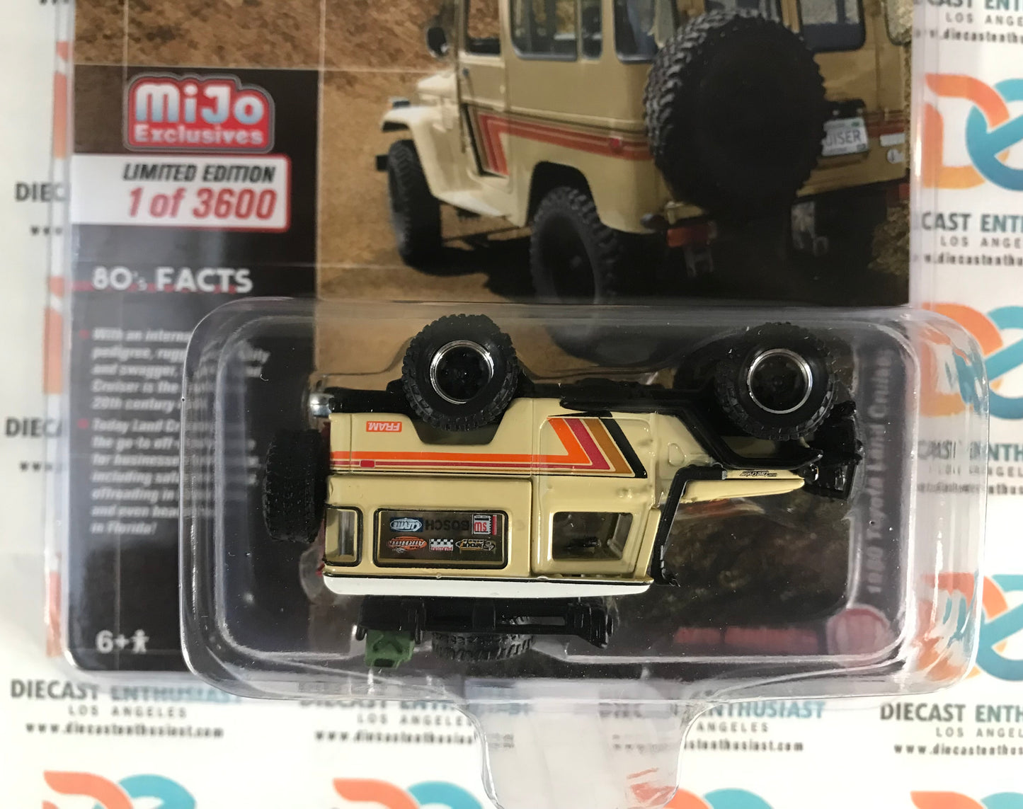 ERROR Johnny Lightning Mijo Exclusives 1980 Toyota Land Cruiser Beige 1:64