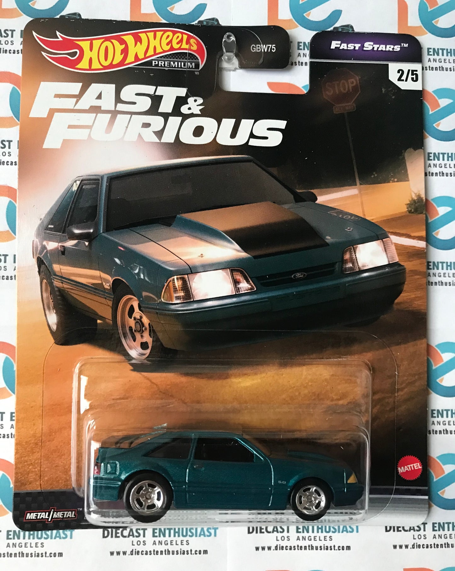 Hot Wheels Fast & Furious Fast Stars 92 Ford Mustang 1:64