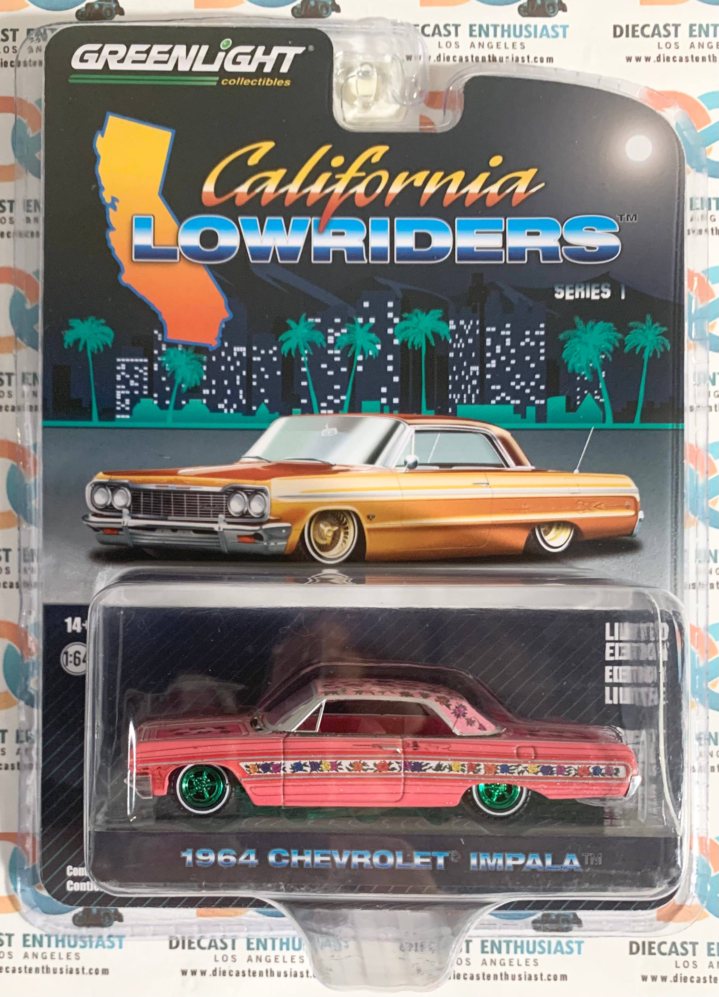 CHASE GREEN MACHINES Greenlight Lowriders Series 1 1964 Chevrolet