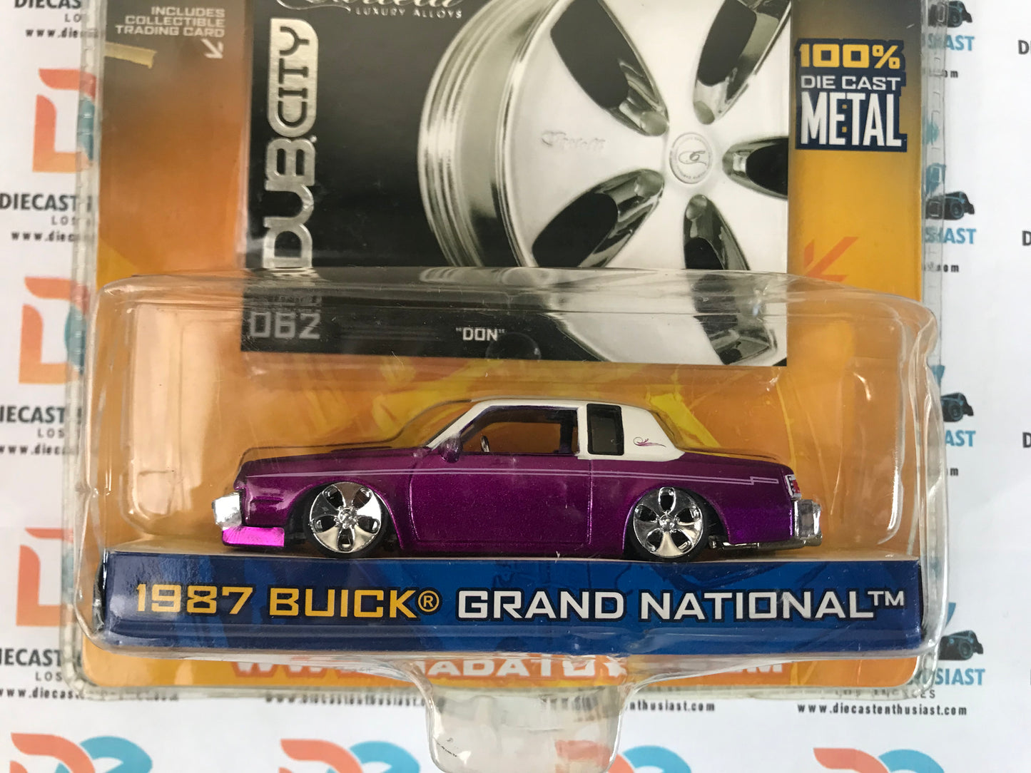 Jada Toys Dub City 1987 Buick Grand National Purple 1:64