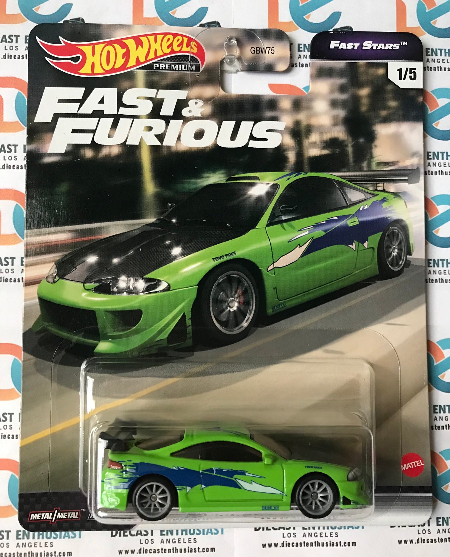 Hot Wheels Fast & Furious Fast Stars Mitsubishi Eclipse 1:64