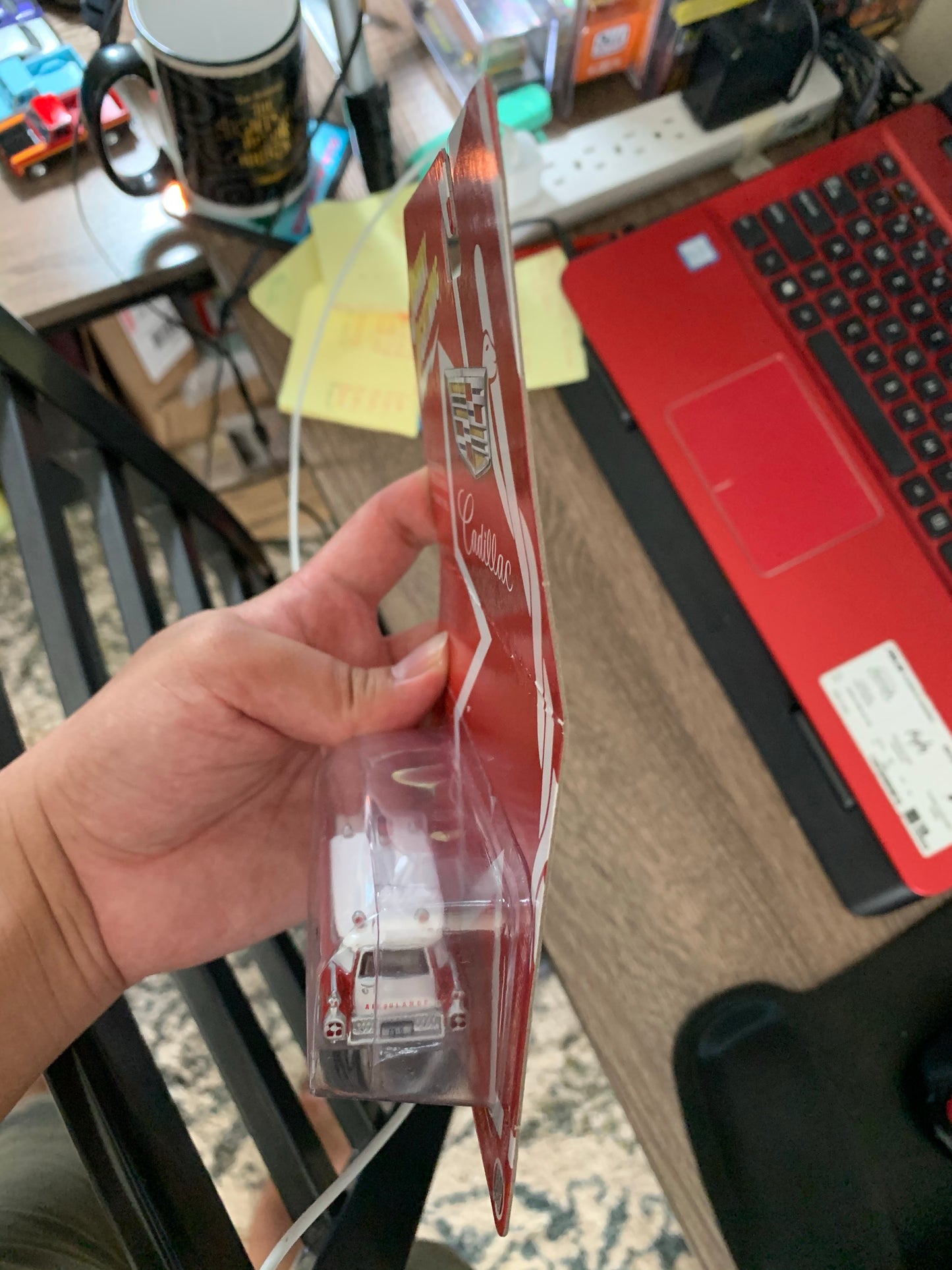 BAD CARD Johnny Lightning 1959 Cadillac Ambulance Hearse 1:64