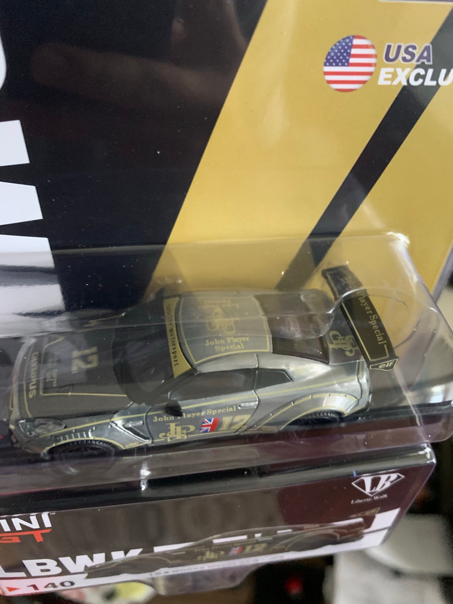 CHASE RAW Mini GT Mijo Exclusive 140 LBWK Nissan GTR R35 JPS 1:64