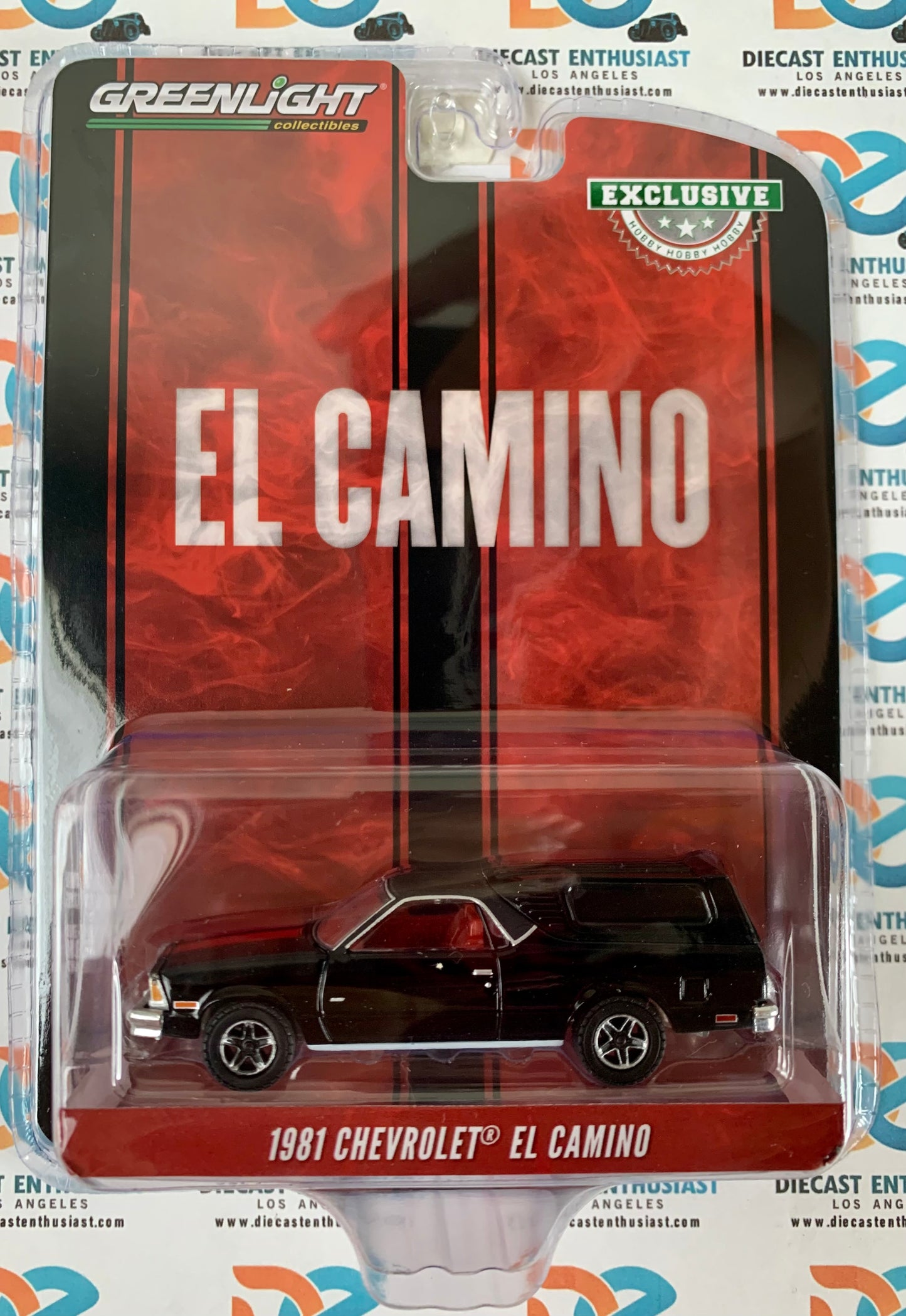 Greenlight 1981 Chevrolet El Camino Black 1:64