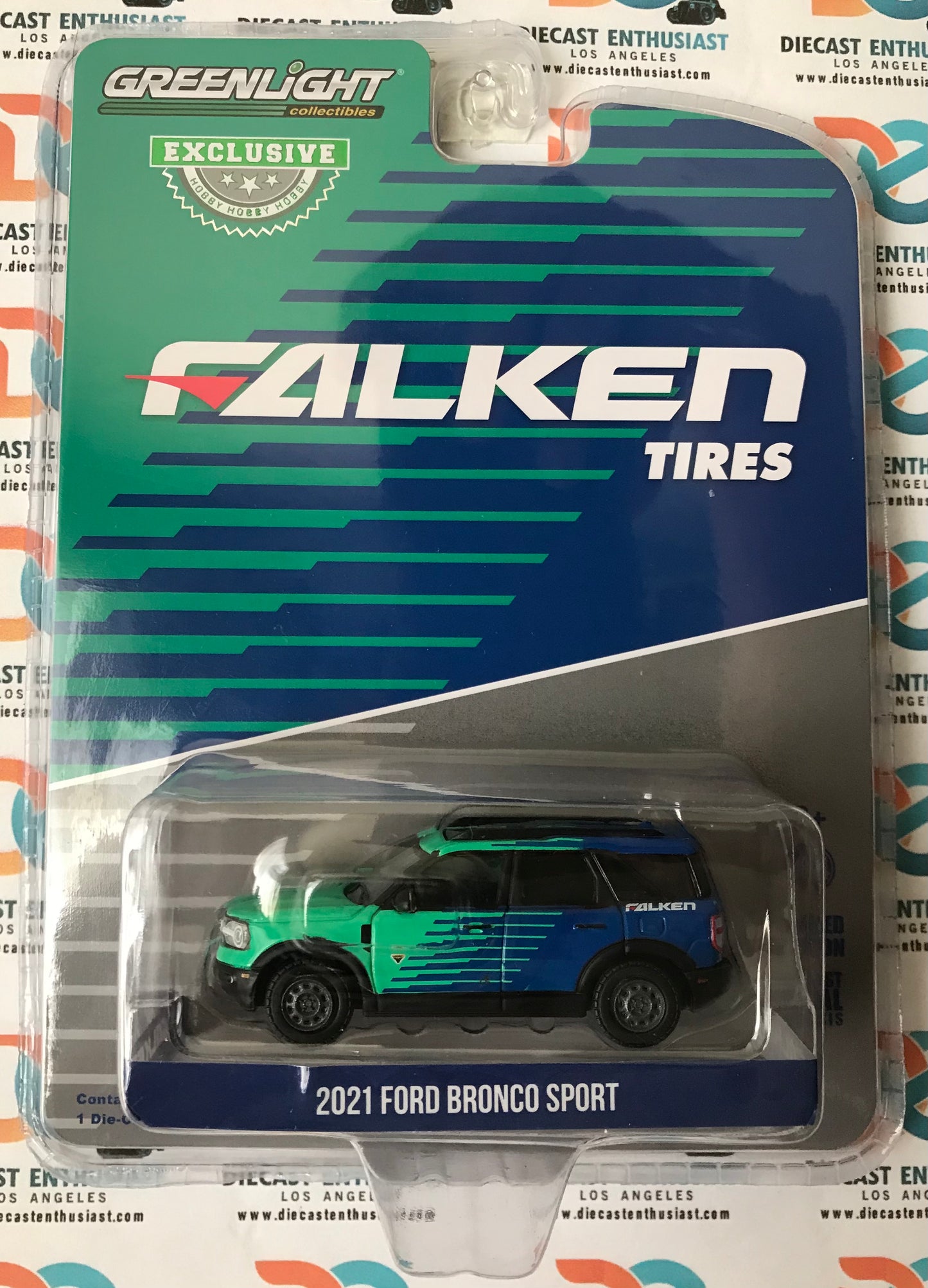 Greenlight 2021 Ford Bronco Sport Falken Tires 1:64