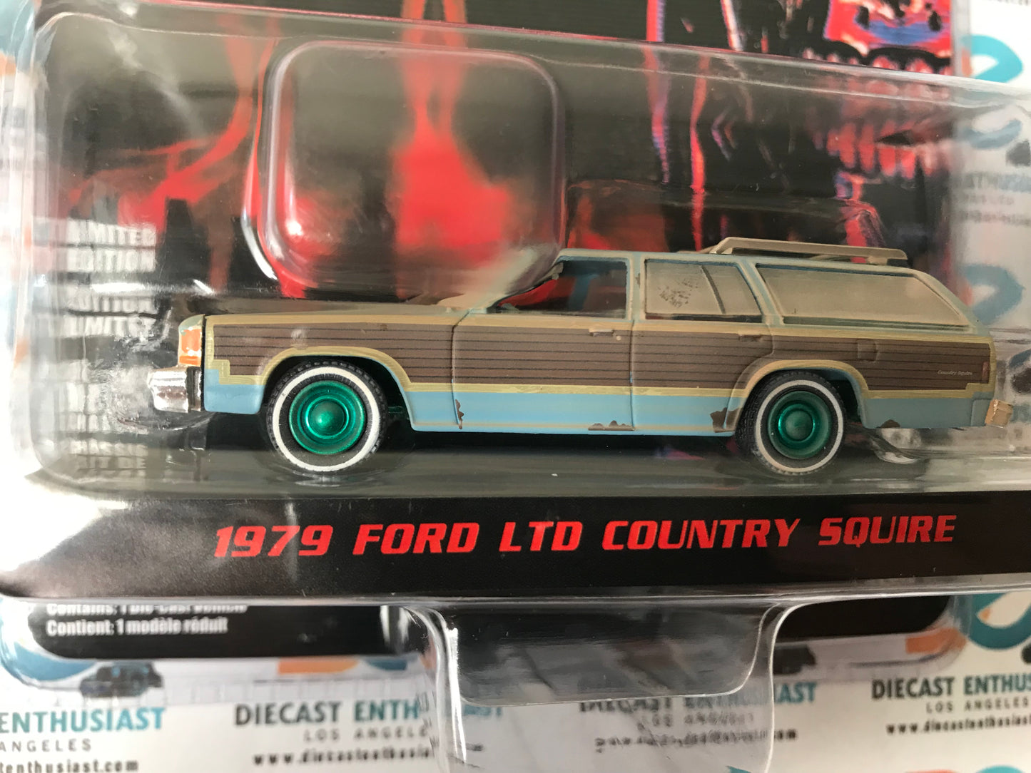 CHASE GREEN MACHINES Greenlight Terminator 2 Judgement Day 1979 Ford LTD Country Squire 1:64