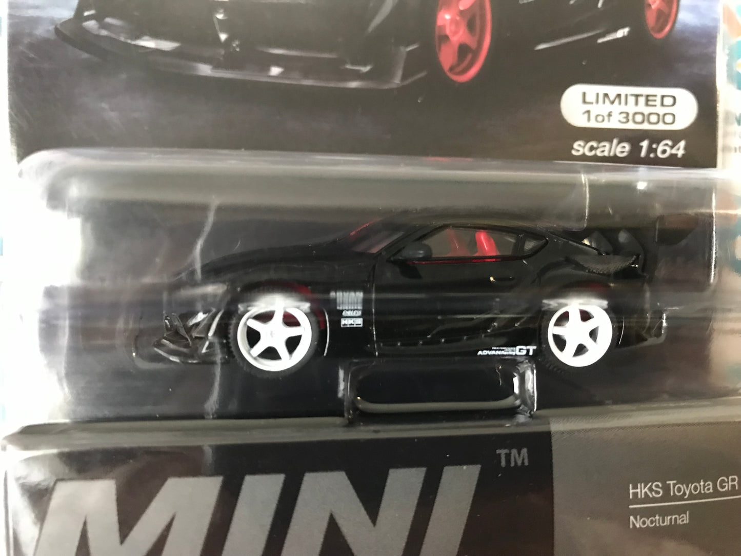 CHASE Mini GT Mijo Exclusive 226 HKS Toyota GR Supra Nocturnal 1:64