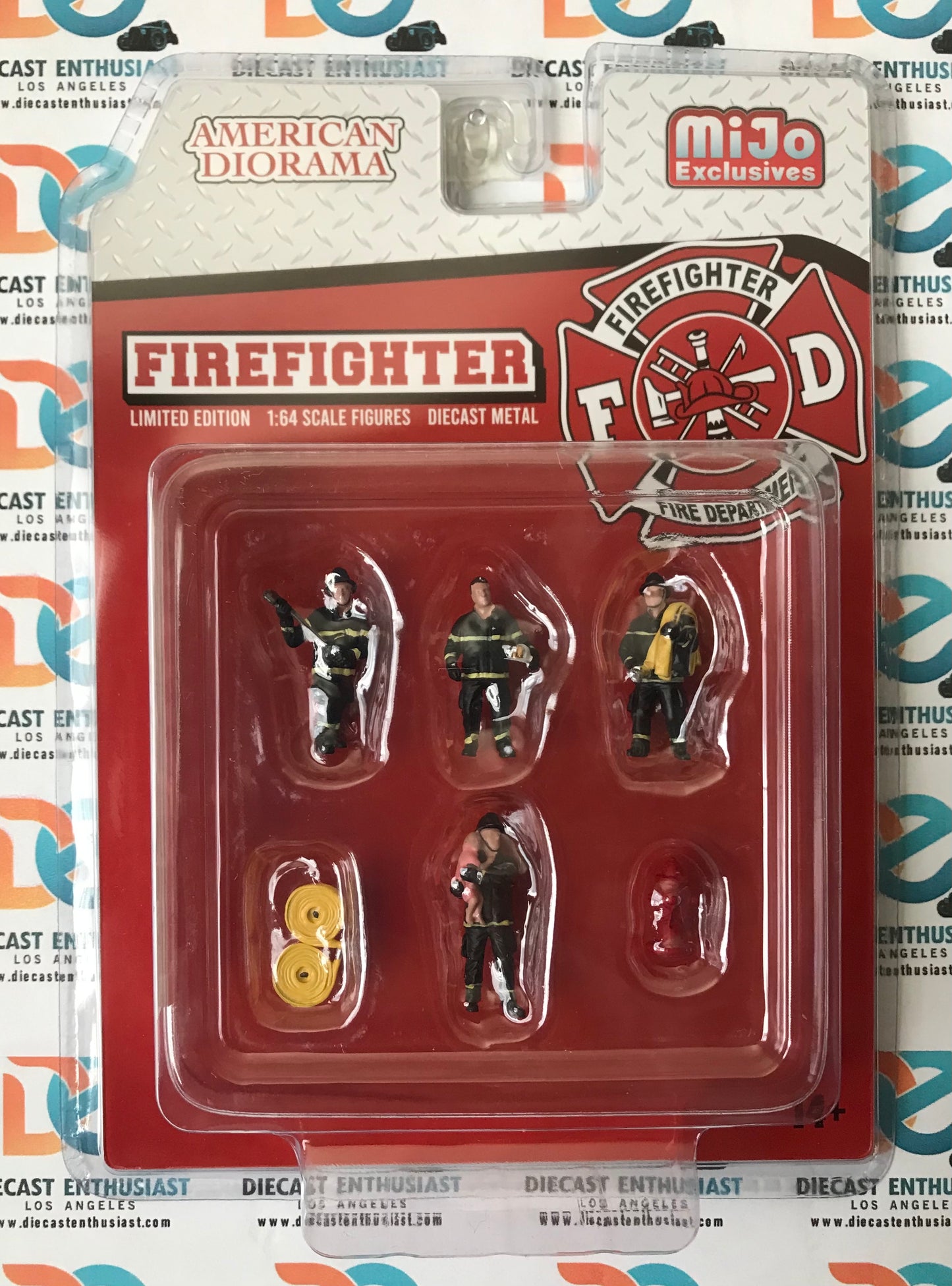 American Diorama Mijo Exclusives Firefighter Figures 1:64