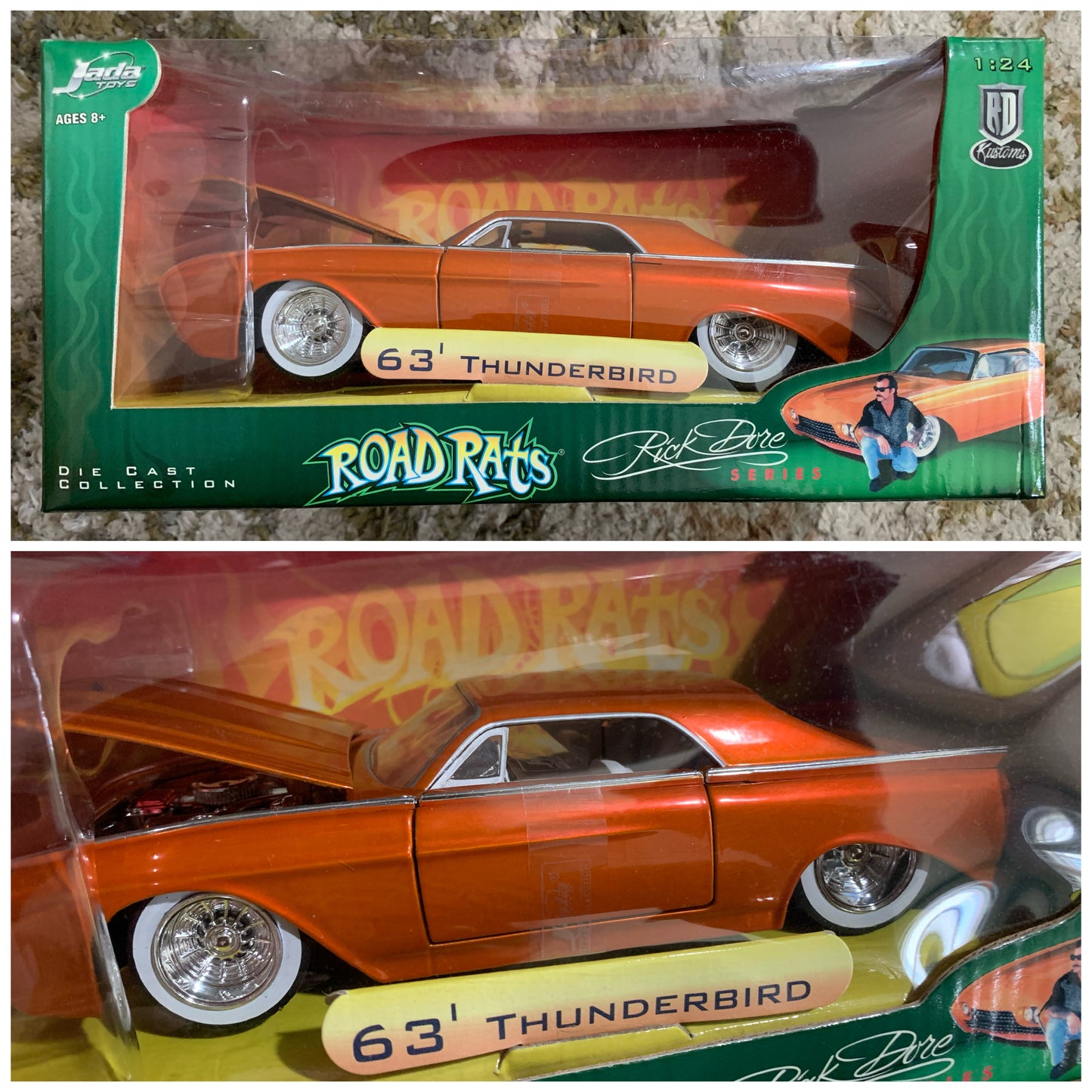 Jada Toys Road Rats Rick Dore 63 Thunderbird 1:24