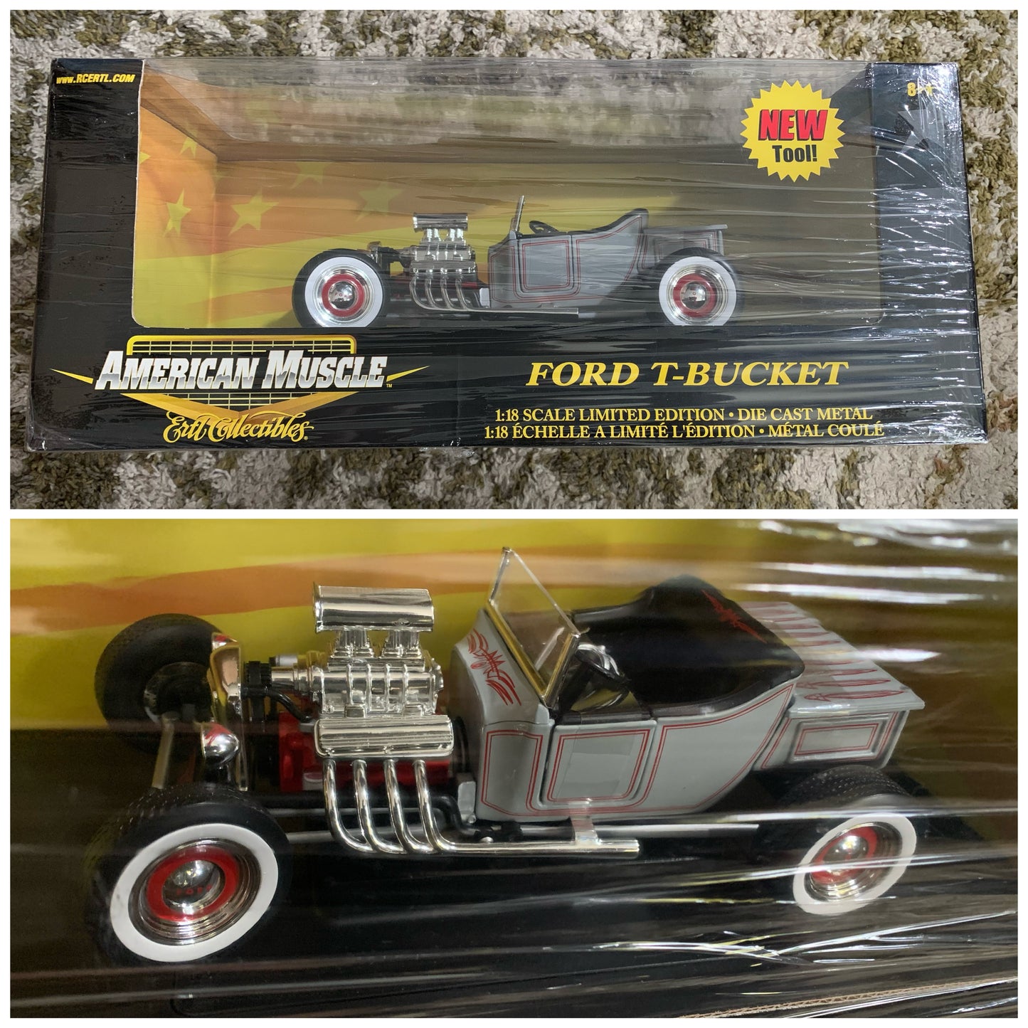 SEALED ERTL American Muscle Ford T Bucket 1:18