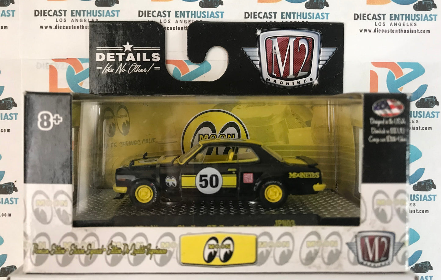 CHASE M2 Machines Auto Japan Mooneyes 1971 Nissan Skyline GTR Black 1:64