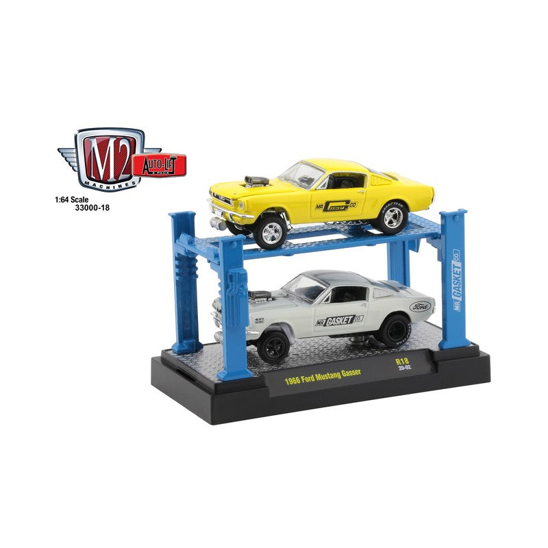 M2 Machines Auto Lift 1966 Ford Mustang Gasser 1:64