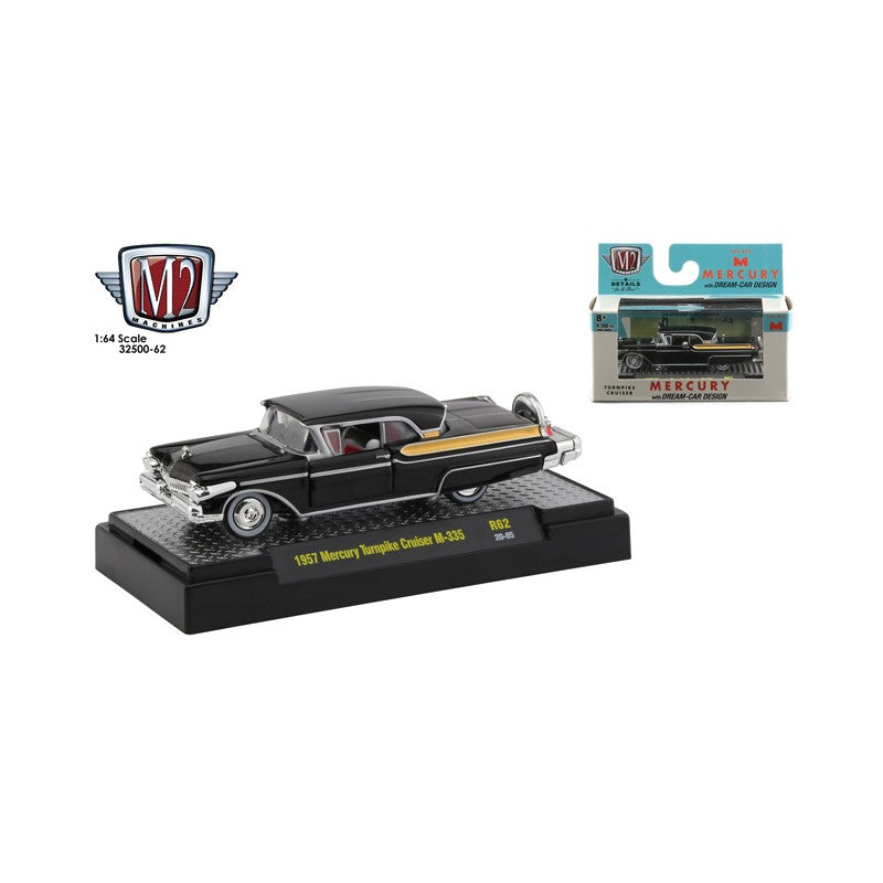 M2 Machines 1957 Mercury Turnpike Cruiser M-335 Black 1:64
