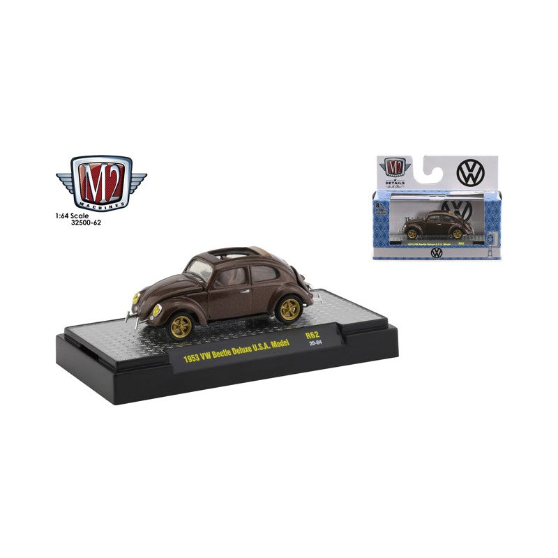 M2 Machines 1963 VW Beetle Deluxe U.S.A. Model 1:64