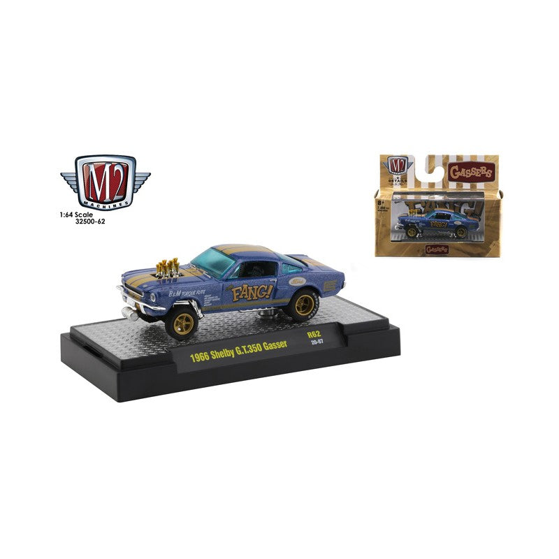 M2 Machines 1966 Shelby G.T. 350 “GASSER” Blue 1:64