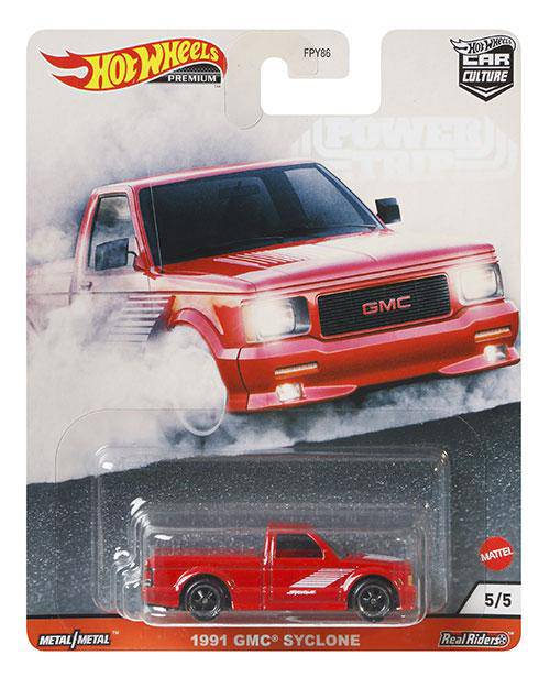 Hot Wheels Power Trip 1991 GMC Syclone Truck 1:64