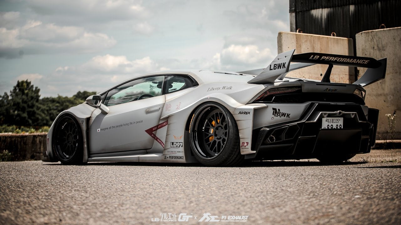 Mini GT Mijo Exclusives 258 LB WORKS Lamborghini Huracan GT Fighter Matte Grey 1:64