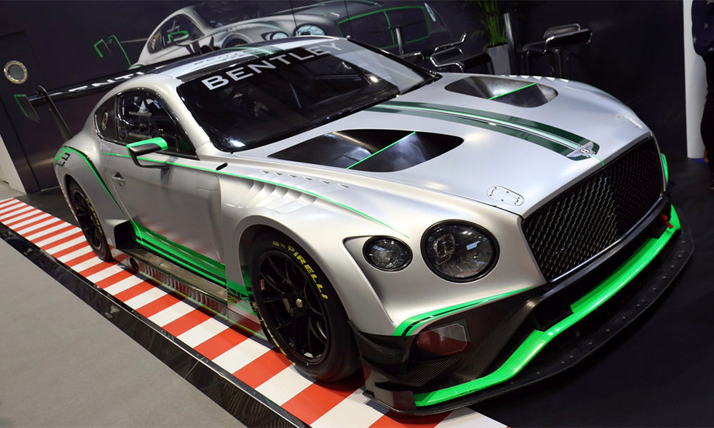 Mini GT Mijo Exclusives 176 Bentley Continental GT3 Silver 1:64