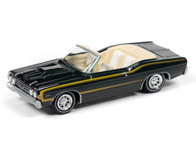 Johnny Lightning 1968 Ford Fairlane Torino GT Convertible Highland Green Poly 1:64