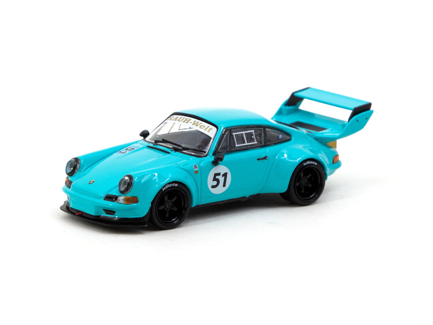 Tarmac Porsche RWB Backdate Baby Blue 1:64