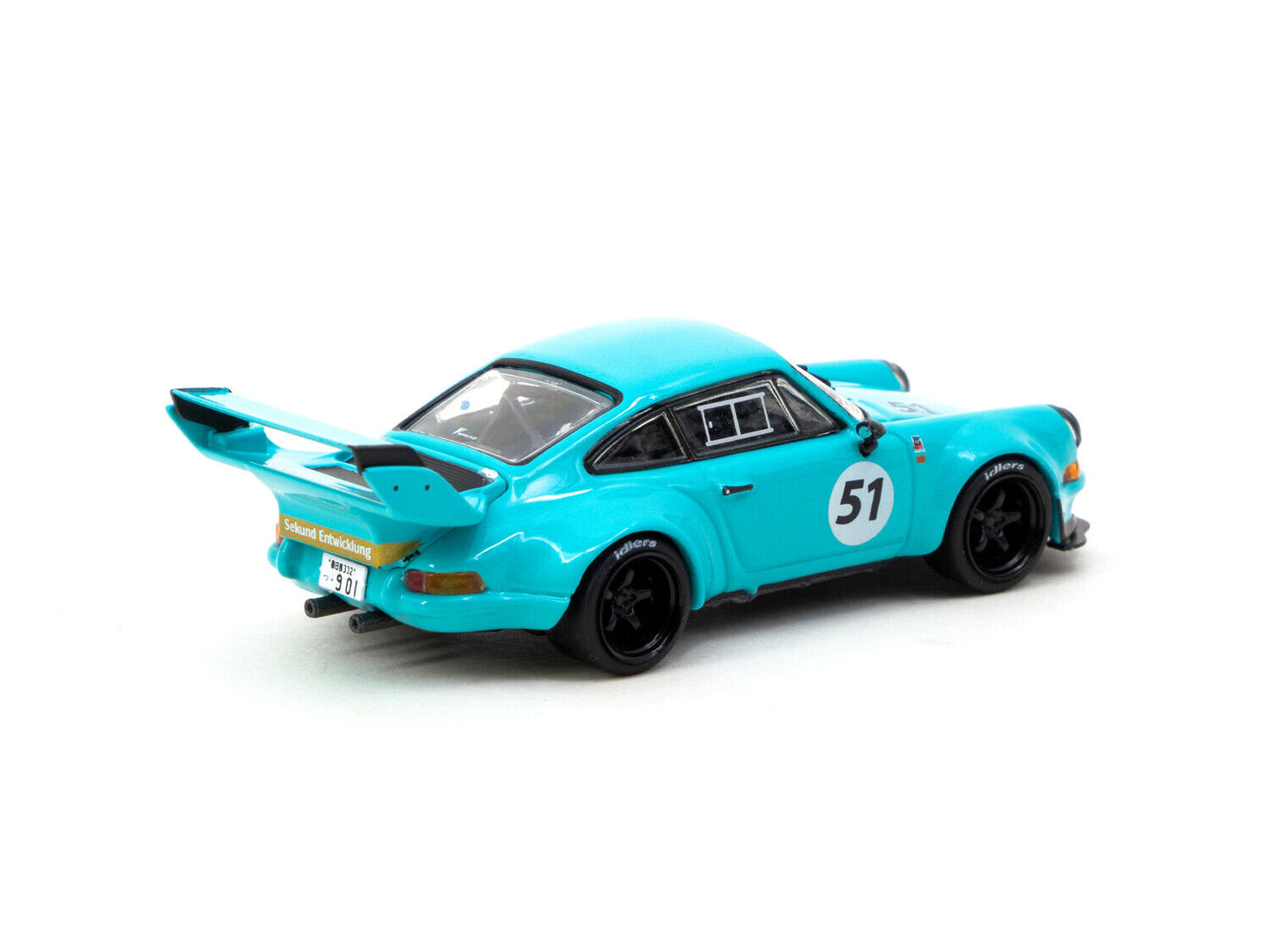 Tarmac Porsche RWB Backdate Baby Blue 1:64