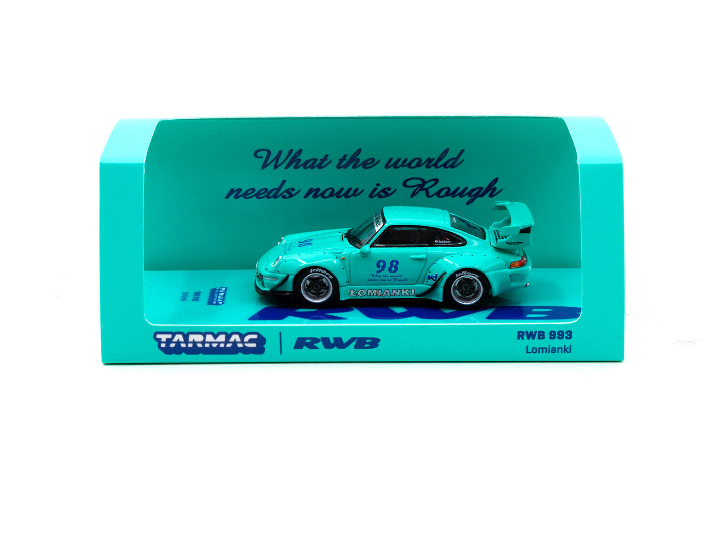 Tarmac Porsche RWB 993 Lomianki Baby Green 1:64