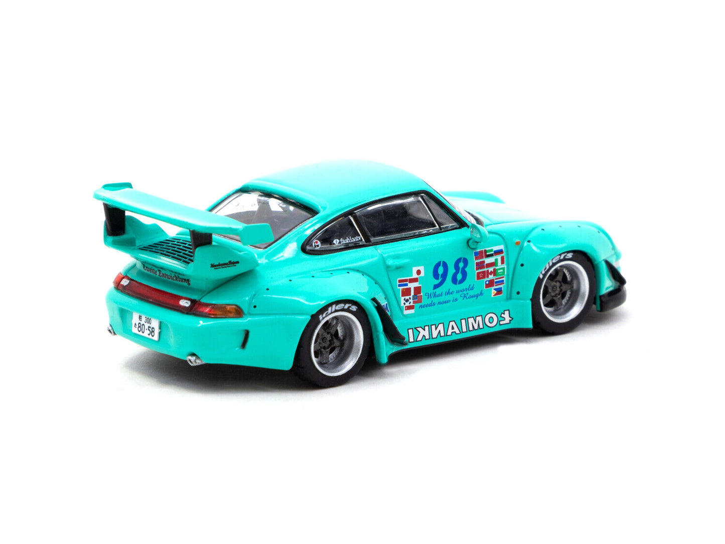 Tarmac Porsche RWB 993 Lomianki Baby Green 1:64
