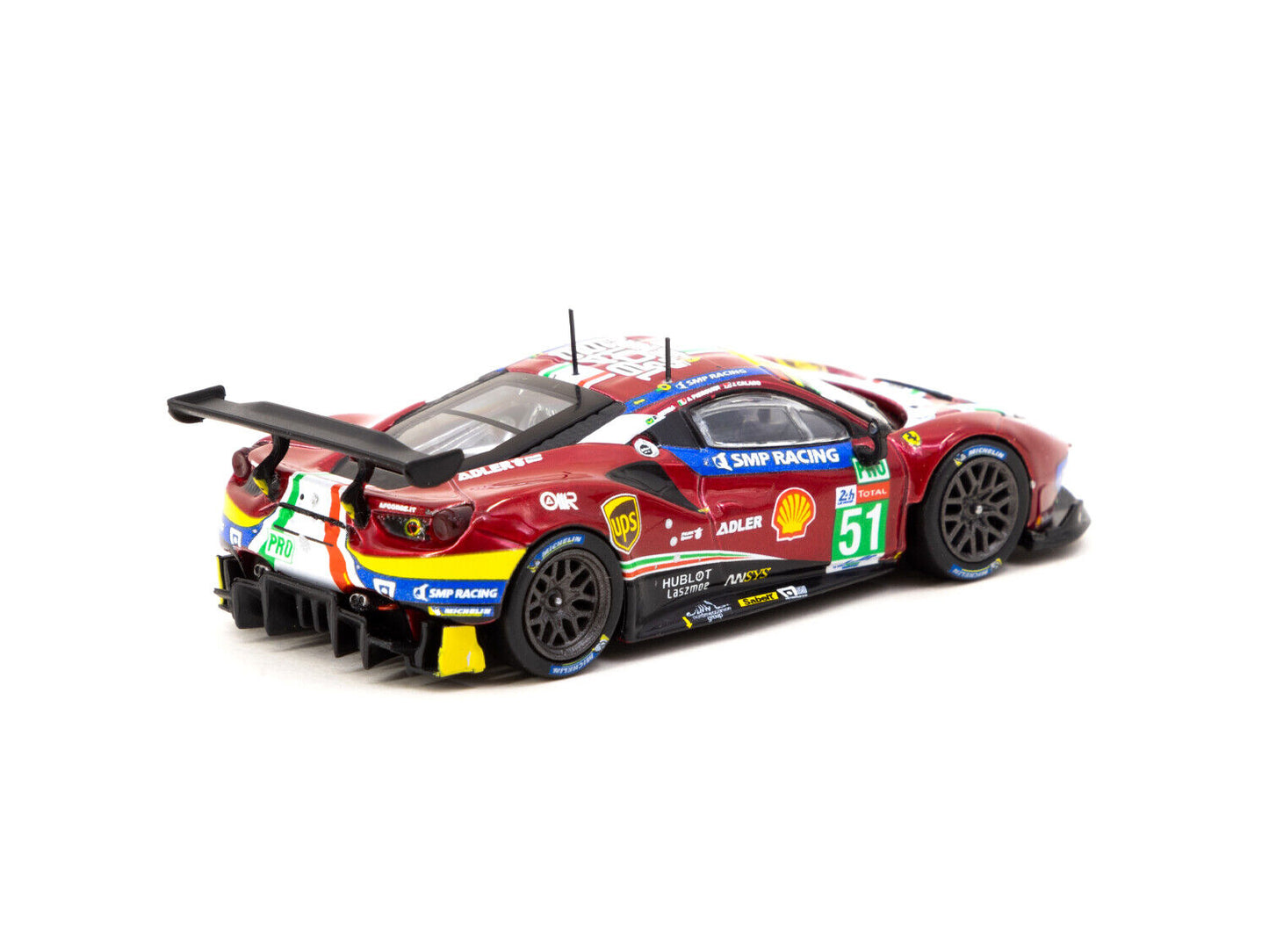 Tarmac Ixo Ferrari 488 GTE 24h of Le Mans 2019 Winner of LMGTE Pro Red 1:64