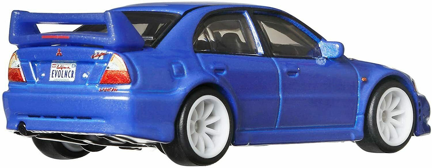 Hot Wheels Modern Classics 2021 Mitsubishi Lancer Evolution VI Blue 1:64