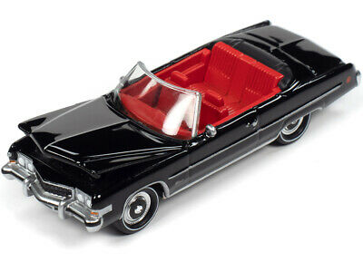 Johnny Lightning 1973 Cadillac Eldorado Convertible Sable Black 1:64