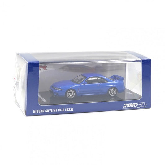 Inno64 Nissan Skyline GTR R33 Championship Blue 1:64