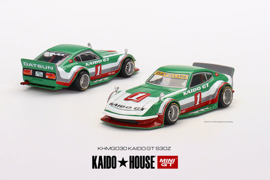 Mini GT Kaido House 030 Datsun Fairlady Z V2 Green White Red 1:64