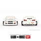 Mini GT Kaido House 049 Nissan Skyline GTR R34 Kaido Works White 1:64