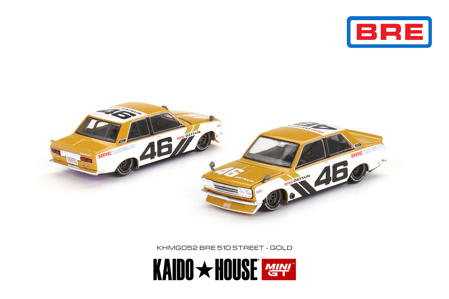 Mini GT Kaido House 052 Datsun 510 Street Brown Black 1:64
