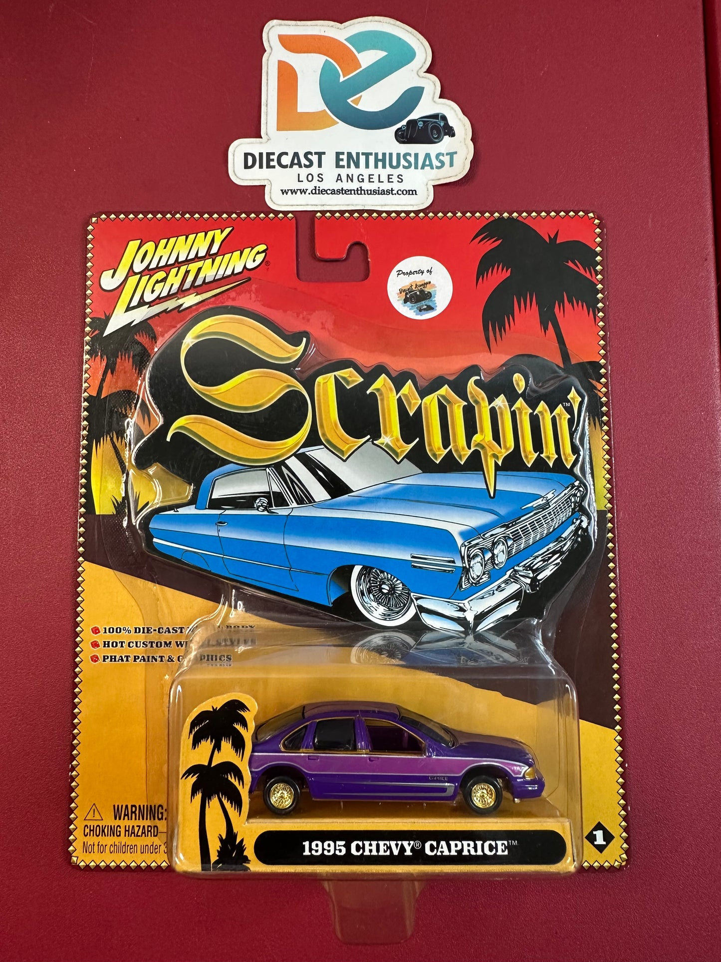 Johnny Lightning Scrappin' Series Cadillac Impala Monte Carlo Set 1:64