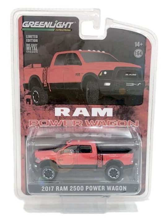 Greenlight 2017 Ram 2500 Power Wagon Red Black 1:64