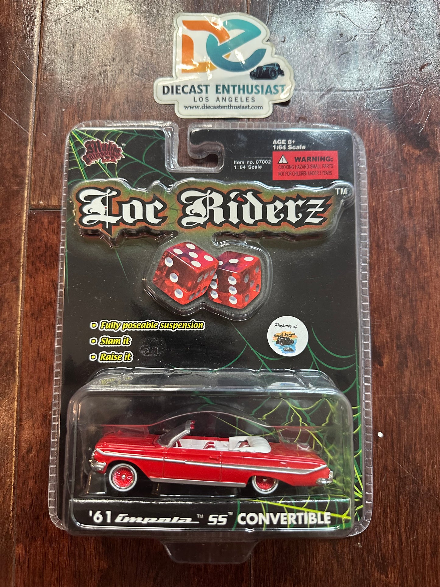 Malibu International Loc Riderz Series Impala Bel Air Set 1:64