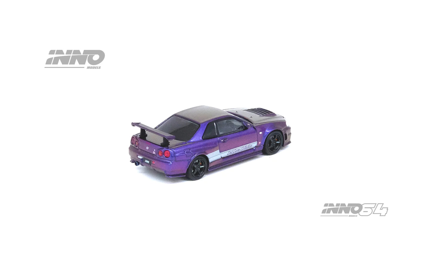 Inno64 Australia Special Edition Nissan Skyline GTR R34 End Game Collection Purple 1:64