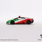 Mini GT Box Version Lamborghini Huracan EVO Bologna Airport 2020 Follow-Me Car 1:64